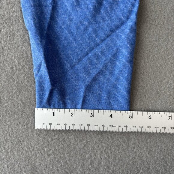 Puma Mens XL Blue Gray Logo Hoodie Pullover Long Sleeve Active Running Gymwear - Picture 9 of 16